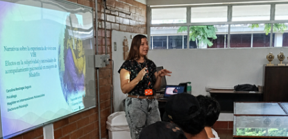 Estudiantes y profesores participaron en taller sobre VIH desde una perspectiva de género
